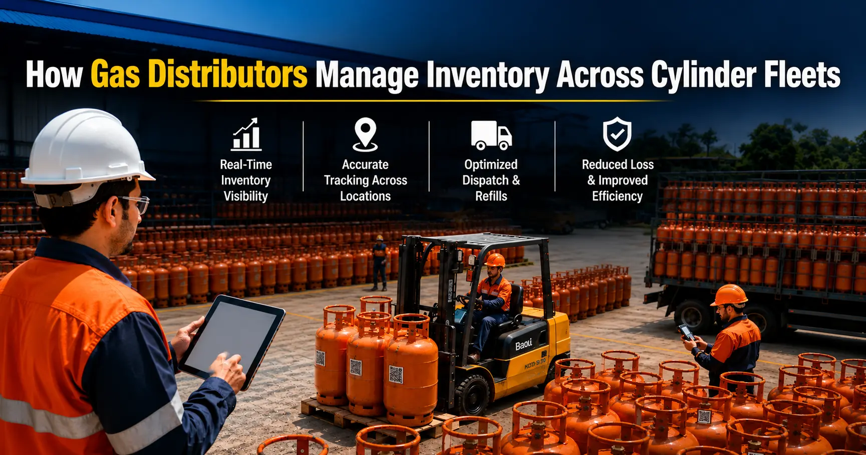How Do Gas Distributors Manage Inventory Across Cylinder Fleets
